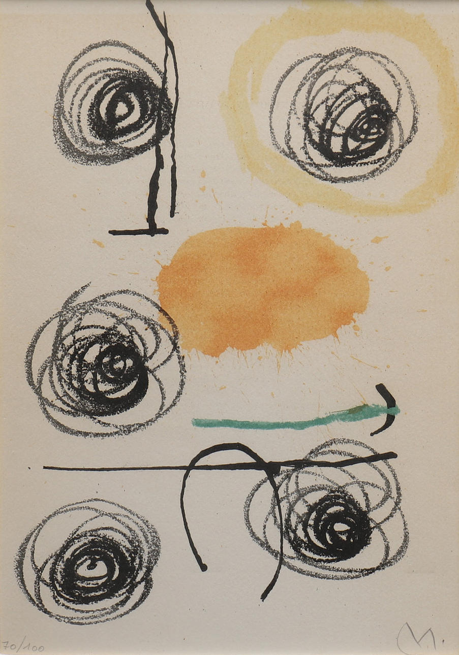 JOAN MIRÓ, FROM "OBRA INÈDITA RECENT".