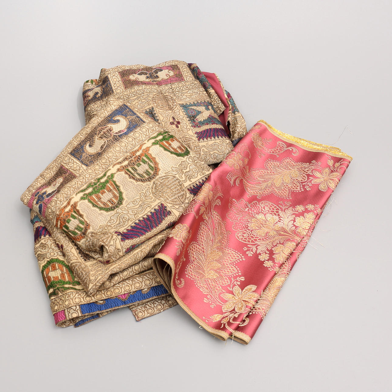 FODRADE GARDINLÄNGDER/DRAPERIER, 1900-tal.