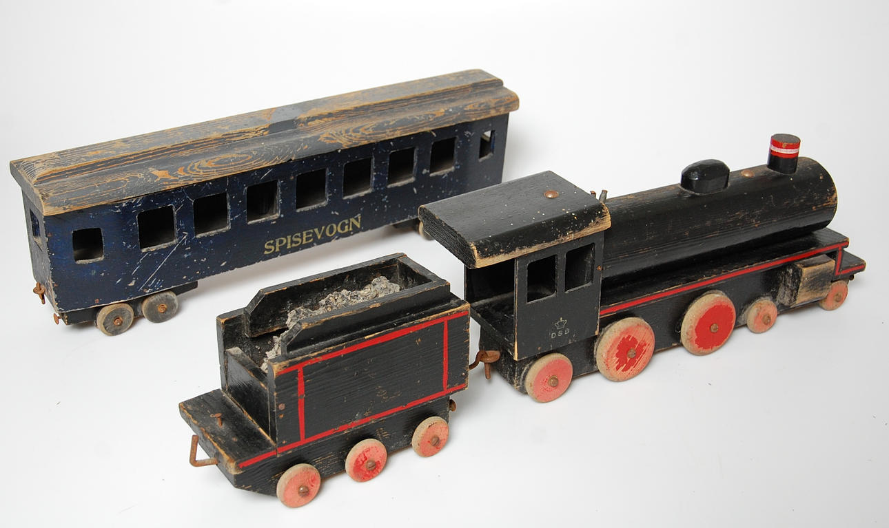 LEKSAKSTÅG, trä, Danmark, 1930-40-tal.