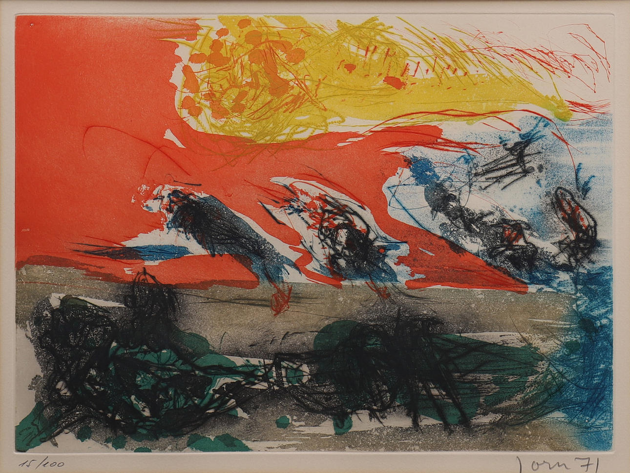 ASGER JORN, COMPOSICIÓN.