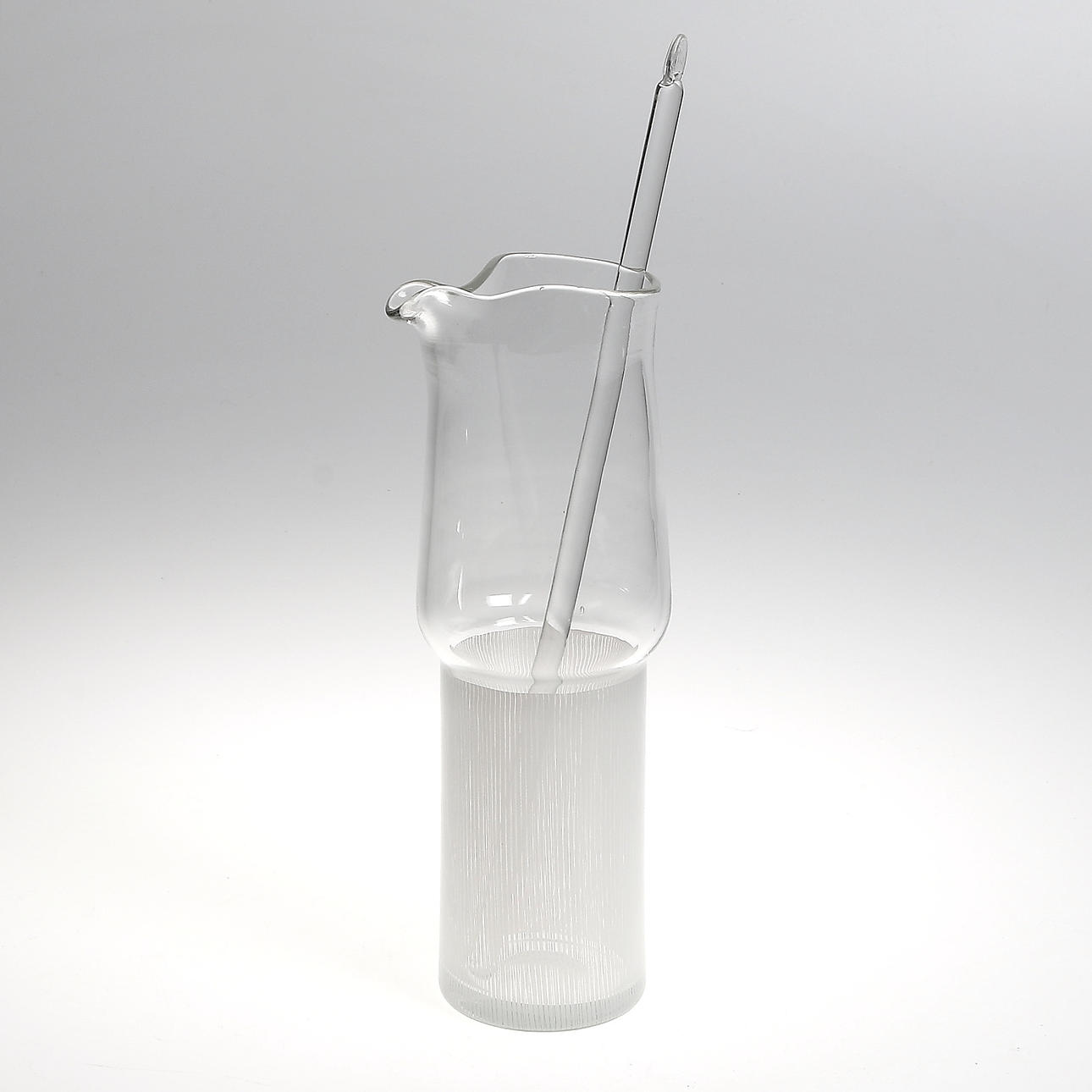 TILLBRINGARE, glas. Skrufs glasbruk. 1950/60-tal.