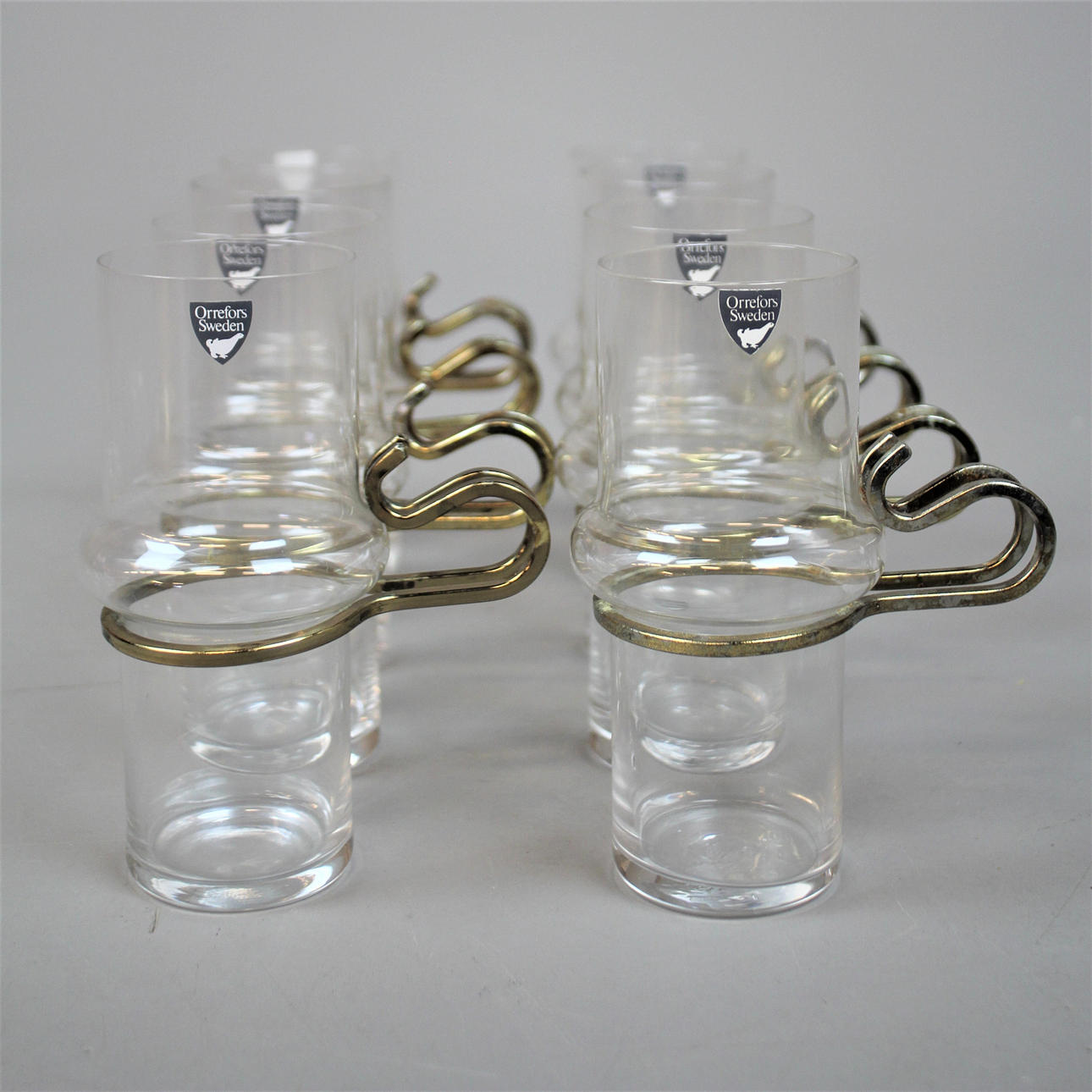 IRISH COFFEE-GLAS, 8 st, Orrefors.