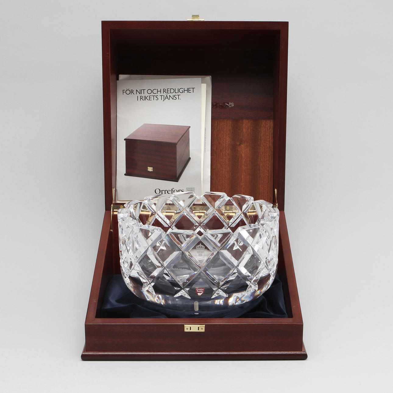 KRISTALLSKÅL, "Sofiero", Gunnar Cyrén, Orrefors.