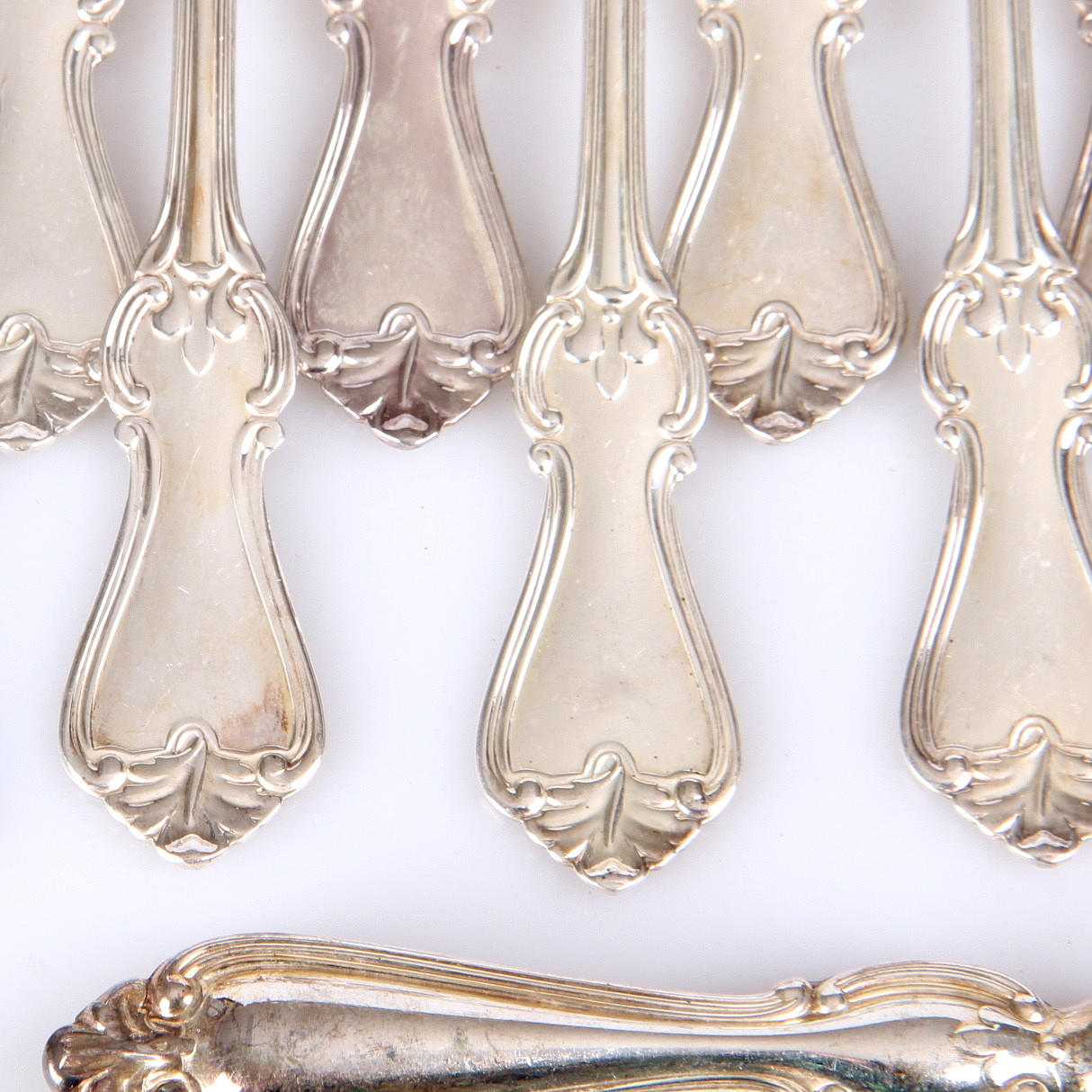 BESTICKSUPPSÄTTNING, 24 delar, nysilver, "Olga", GAB.