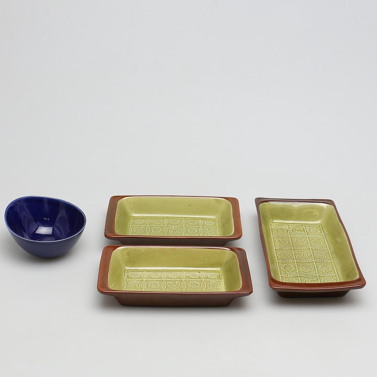 KERAMIKFÖREMÅL. 4 st. Gabriel och Rörstrand.