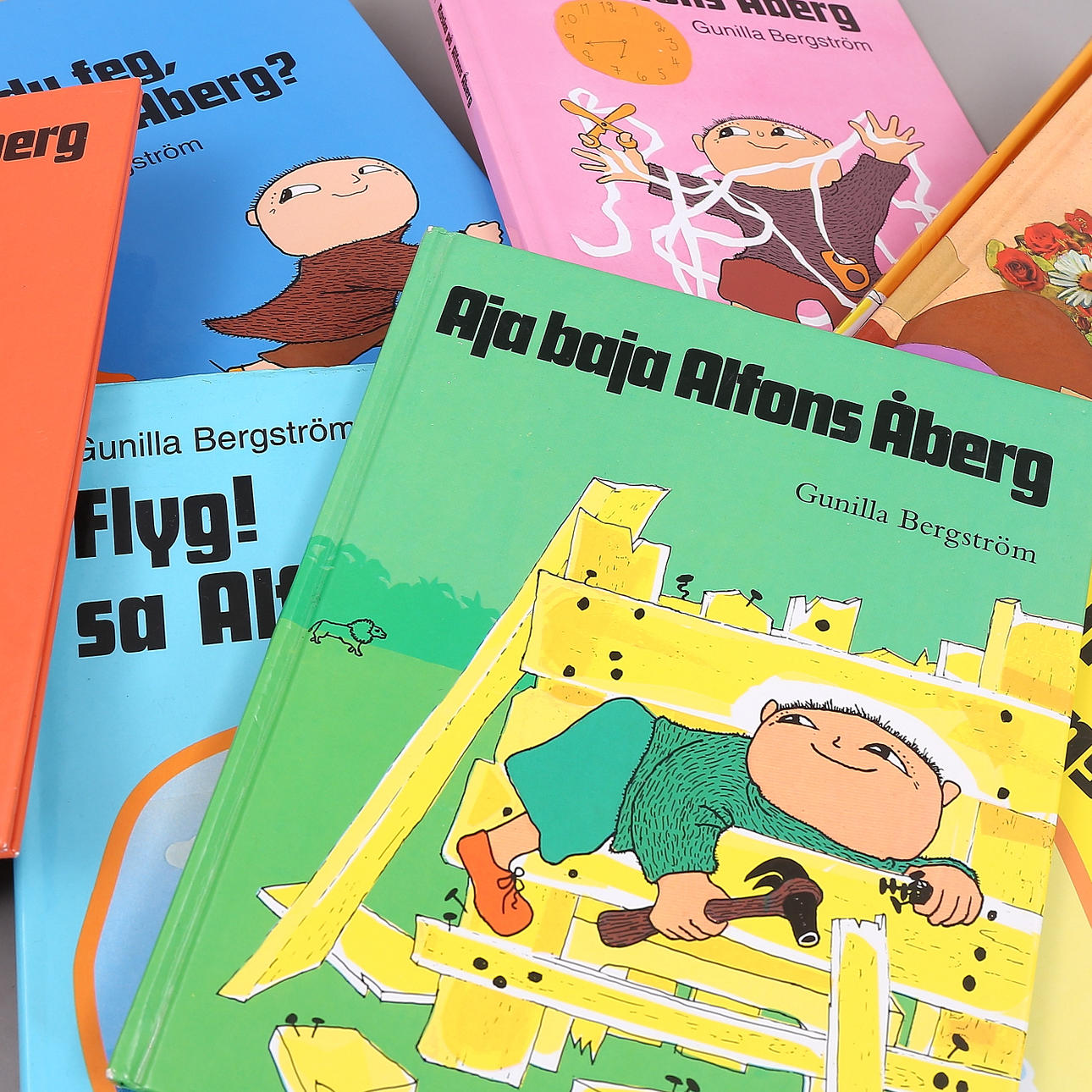 CHILDREN'S BOOKS, 14 pcs, Alfons Åberg.