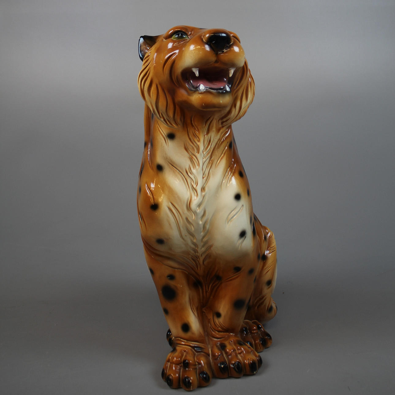 FIGURIN, porslin "leopard".