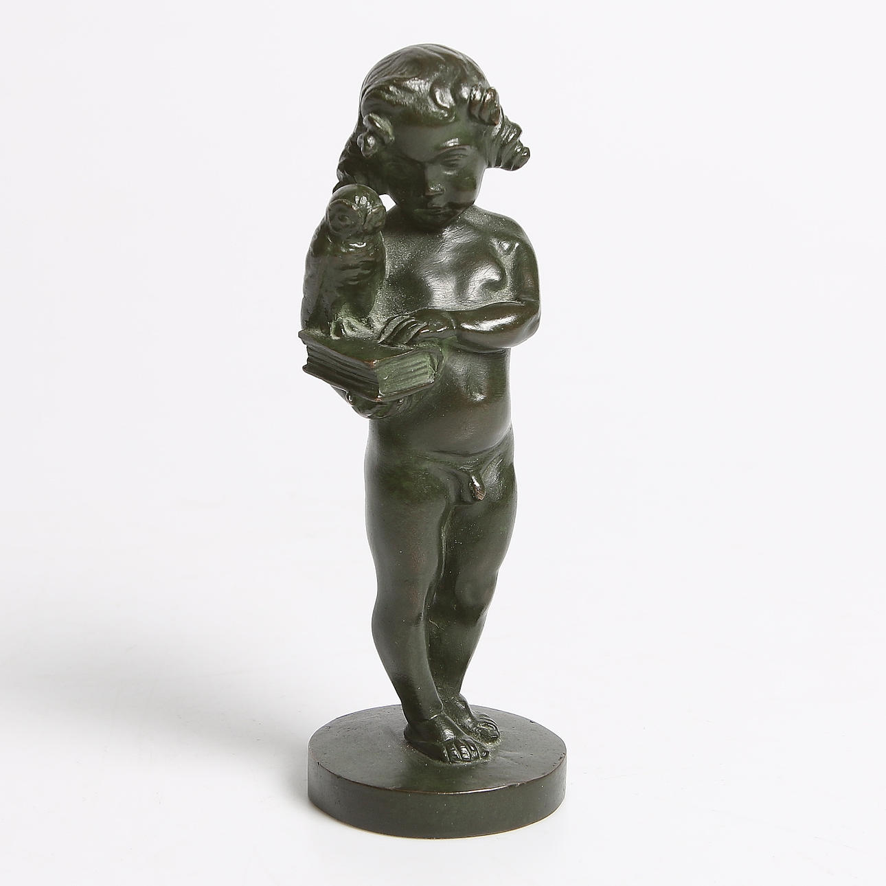 SKULPTUR, brons, Alfred Ohlson, Otto Meyer eftr. fud.