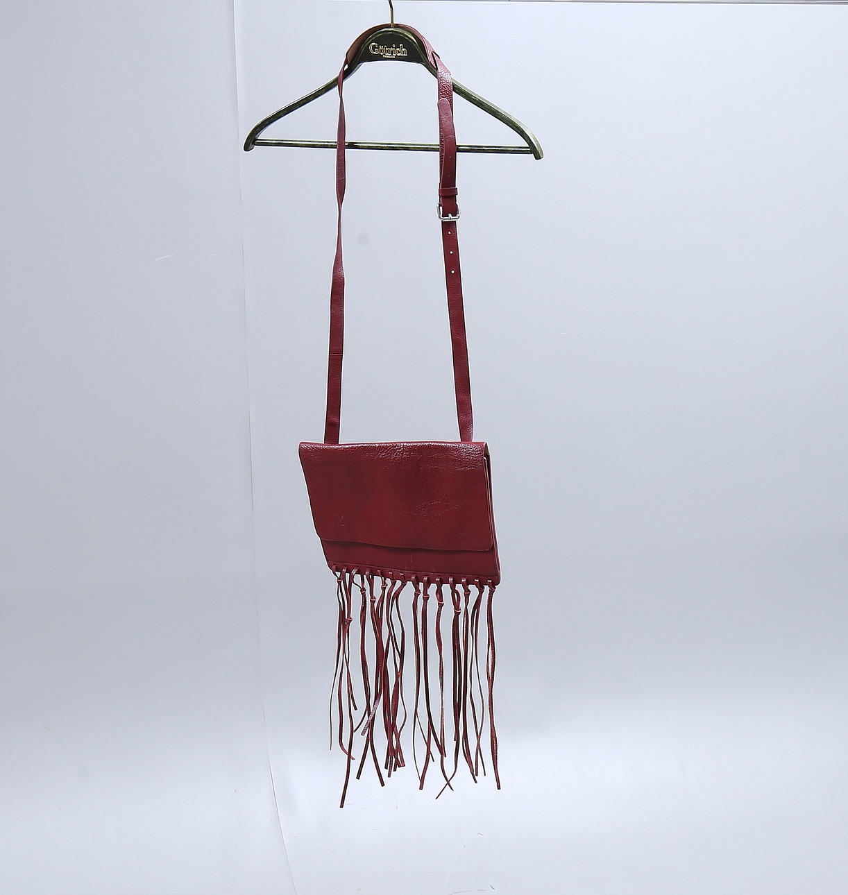 MALENE BIRGER. Axelremsväska, läder.