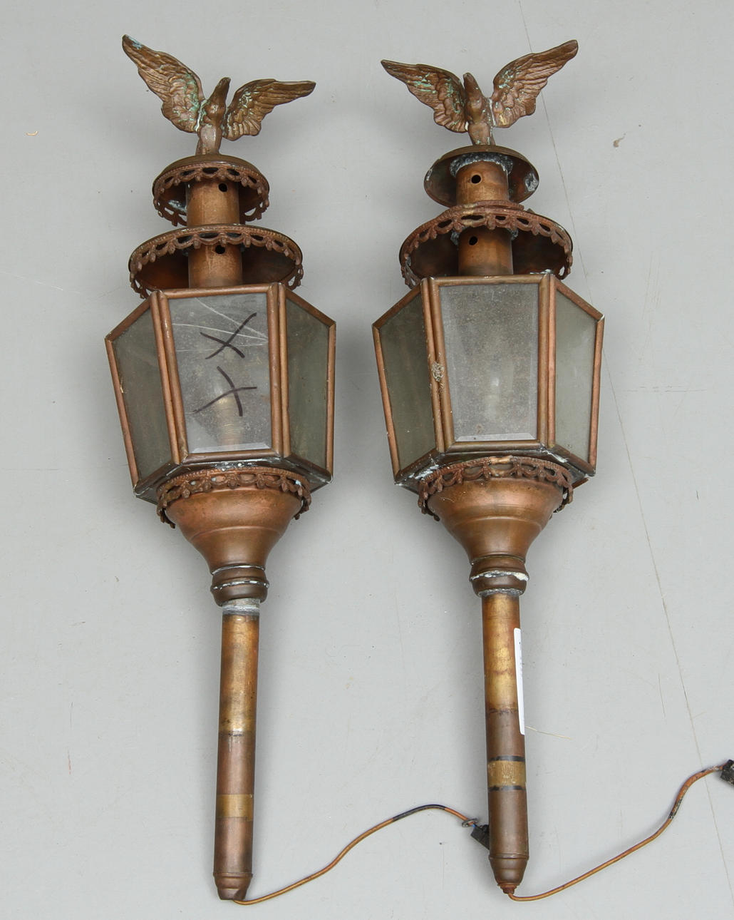 VAGNSLYKTOR, ett par, 1800-talets andra hälft.