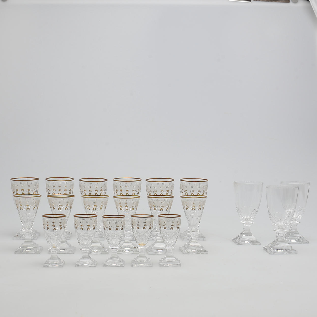 GLASSERVIS. 17 delar. "Junior", Kosta.