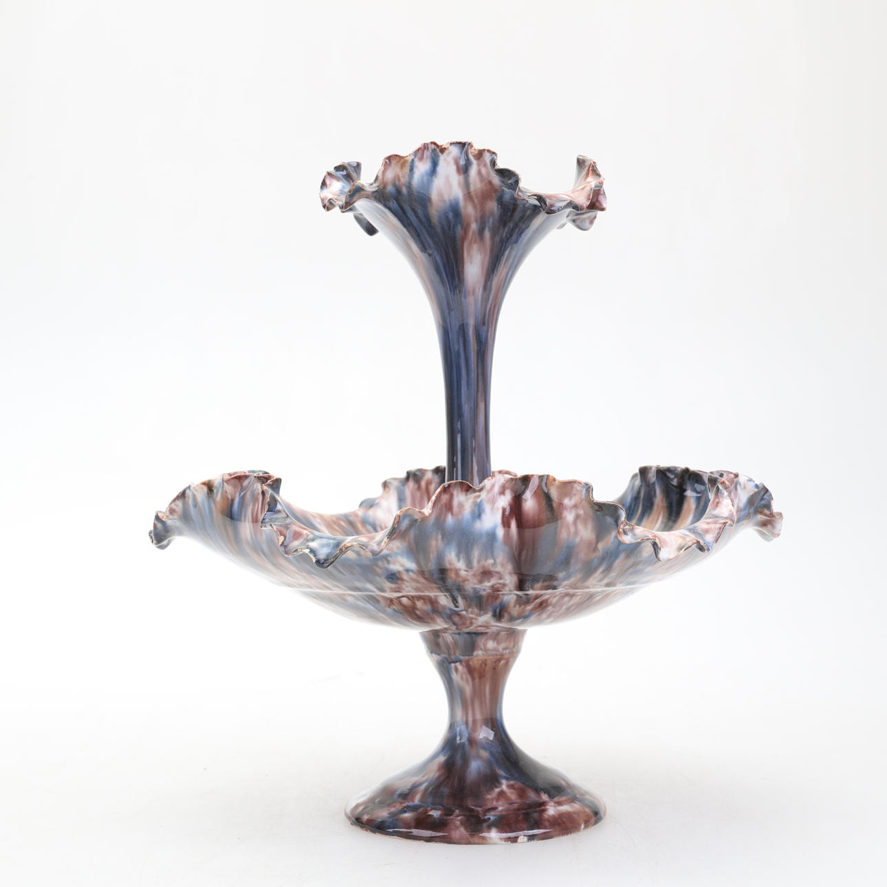 ROBERT AHLBERG. table set, majolica, Höganäs.