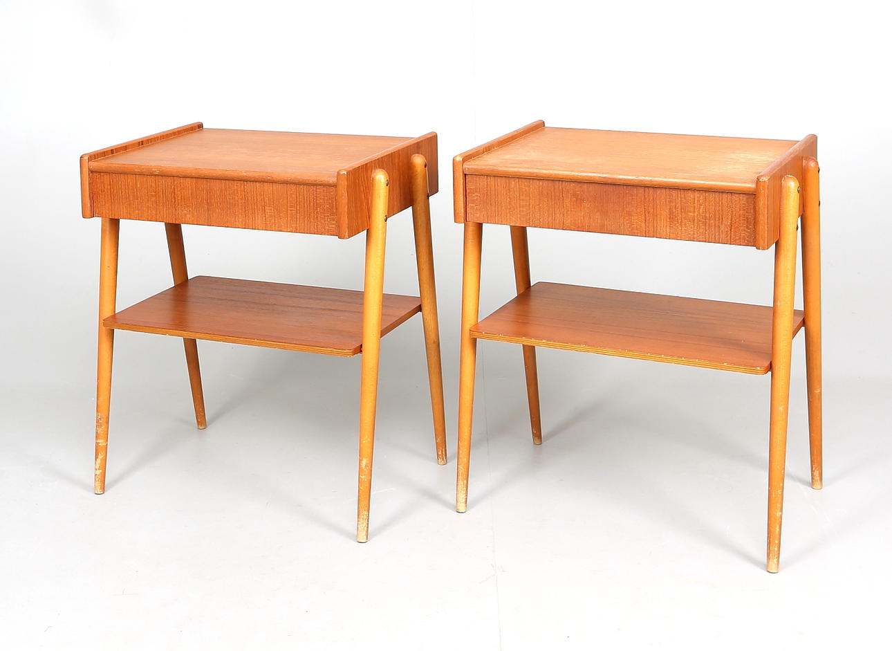 SÄNGBORD, 1 par, Teak.