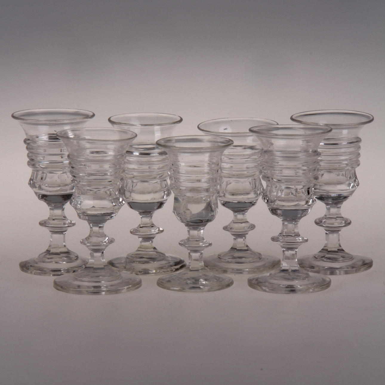 SNAPSGLAS, 7 st. 1800-tal.