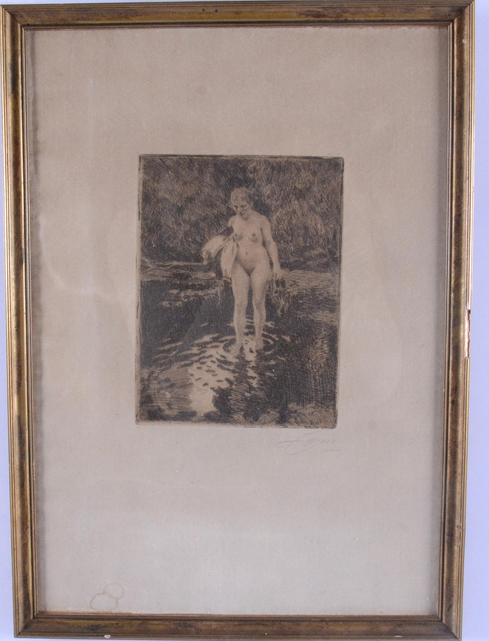 ANDERS ZORN. Etching.