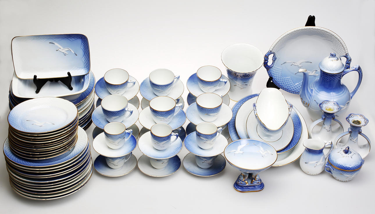 SERVISPORSLIN, "Blå måsen" 85 delar, Bing o Gröndal.