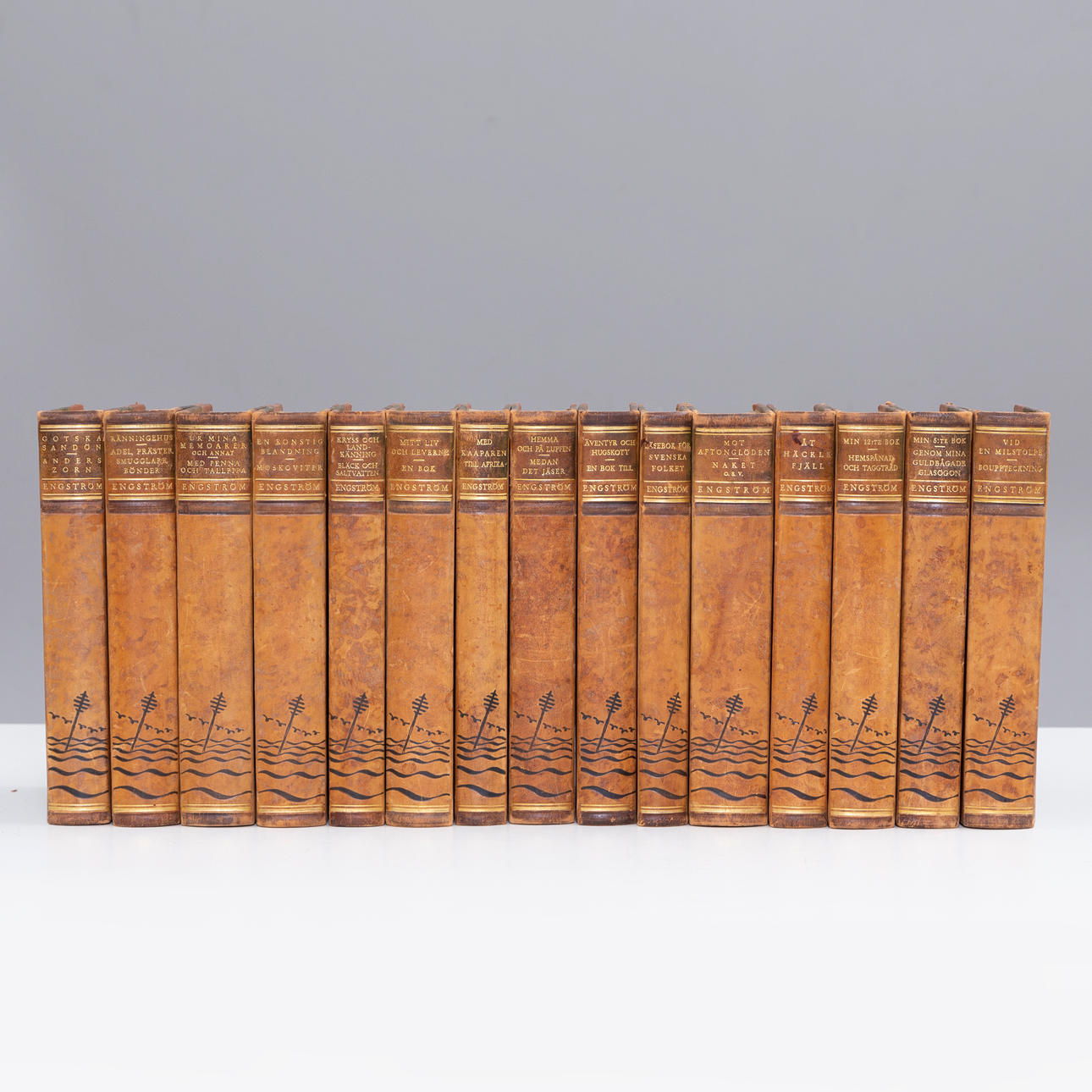 ALBERT ENGSTRÖM. BÖCKER, 15 band, 1939.