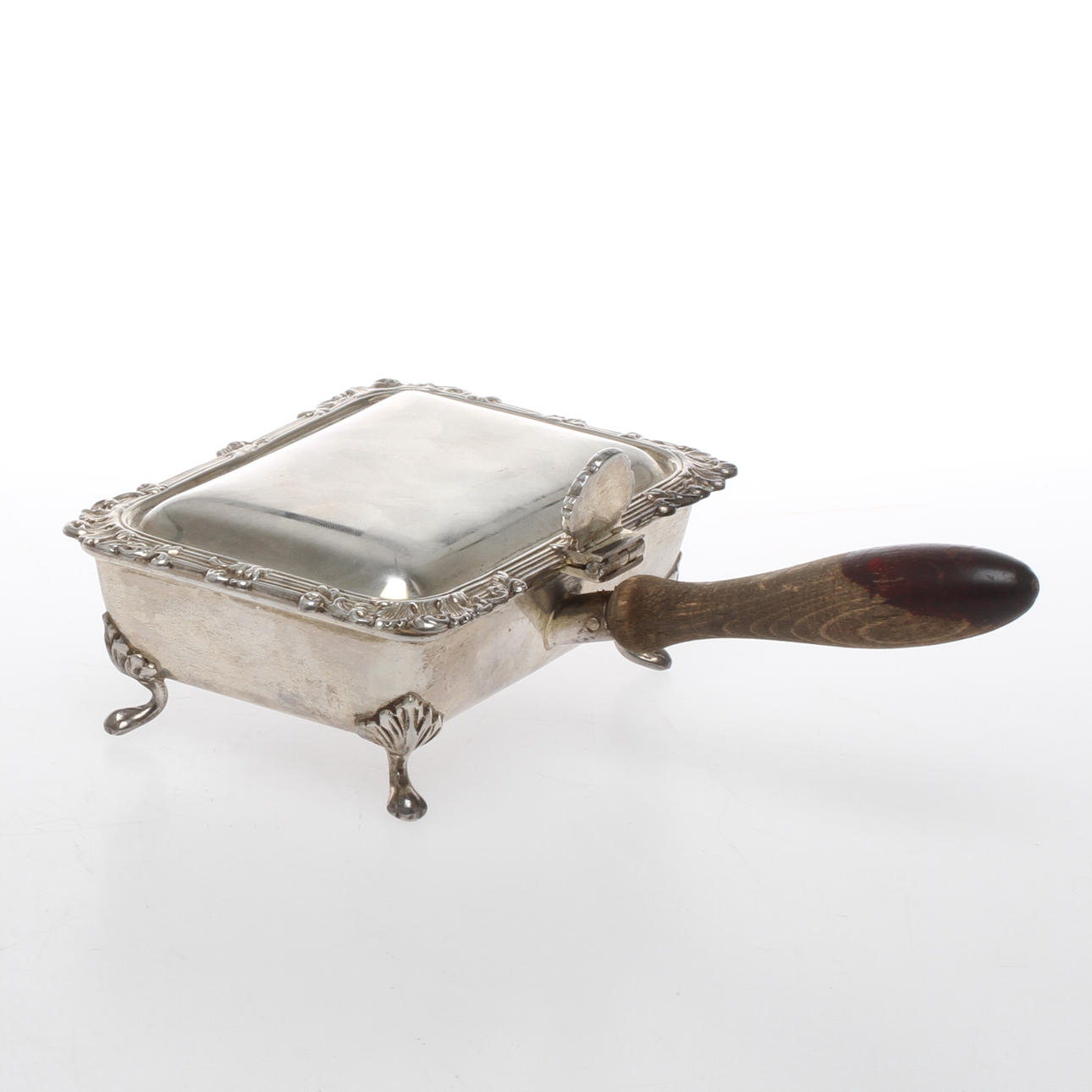 SILENT BUTLER, silver, S J Rose, Birminghamn, England, 1965.