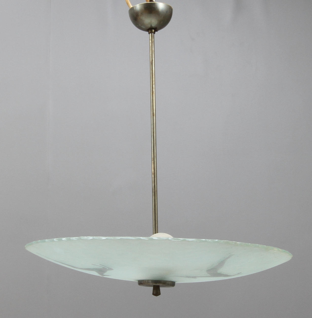 TAKPLAFOND, glas och metall, 1900-talets första hälft.