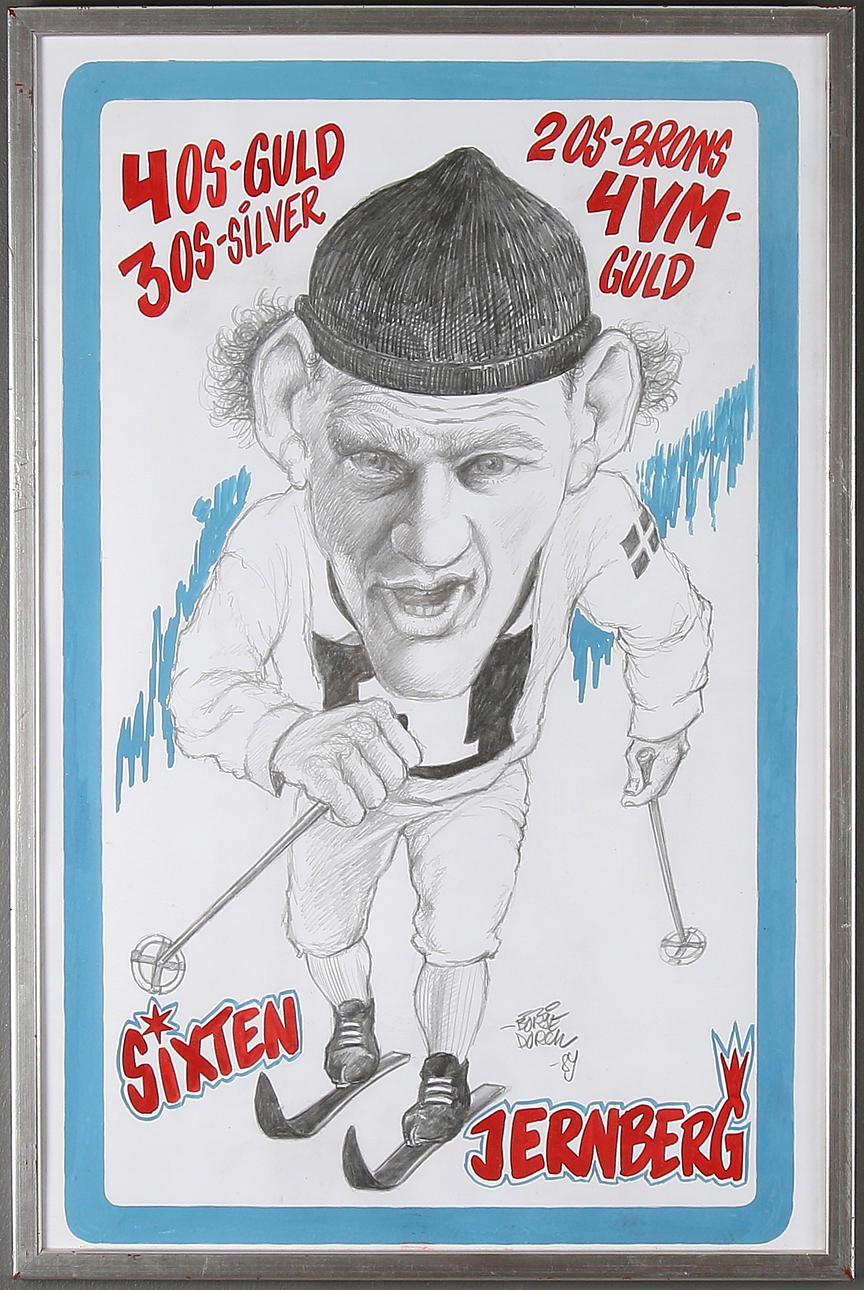 BÖRJE DORCH. Blandteknik, signerad, daterad, -84.