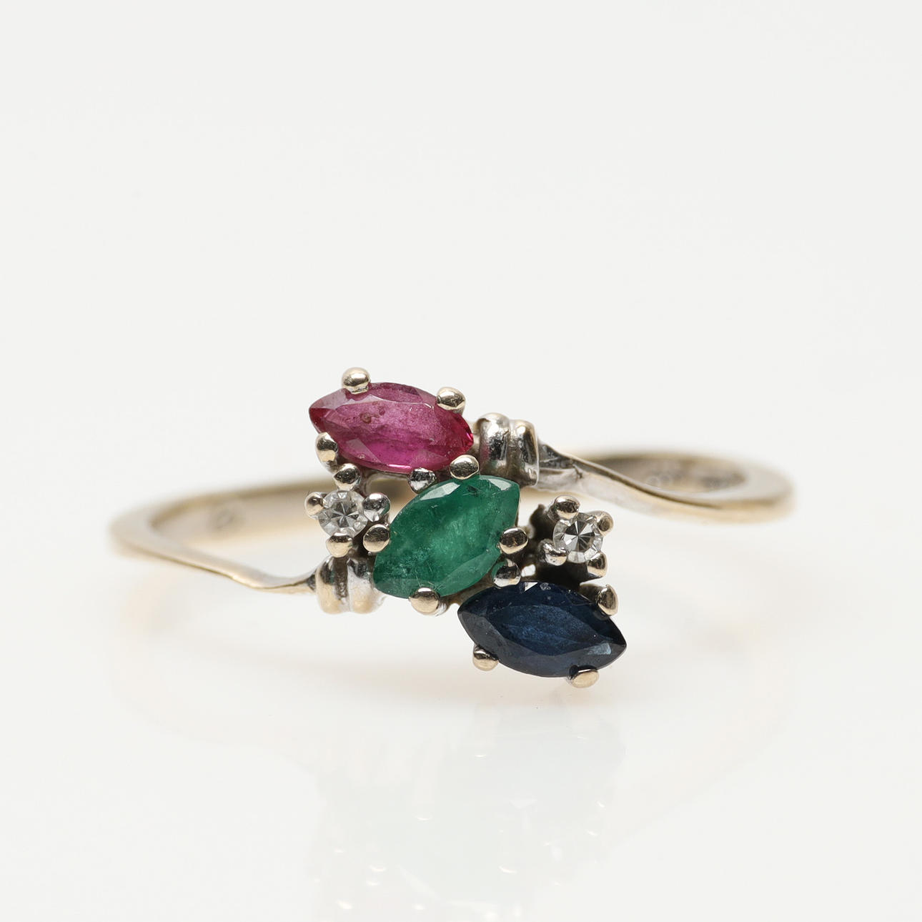 RING, 18K white gold.