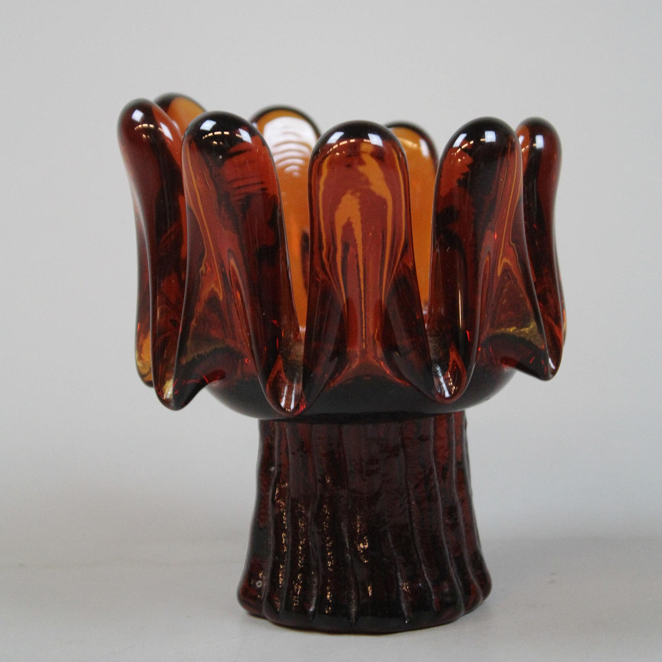 GÖRAN WÄRFF. LJUSSTAKE, "sunflower" , Kosta.