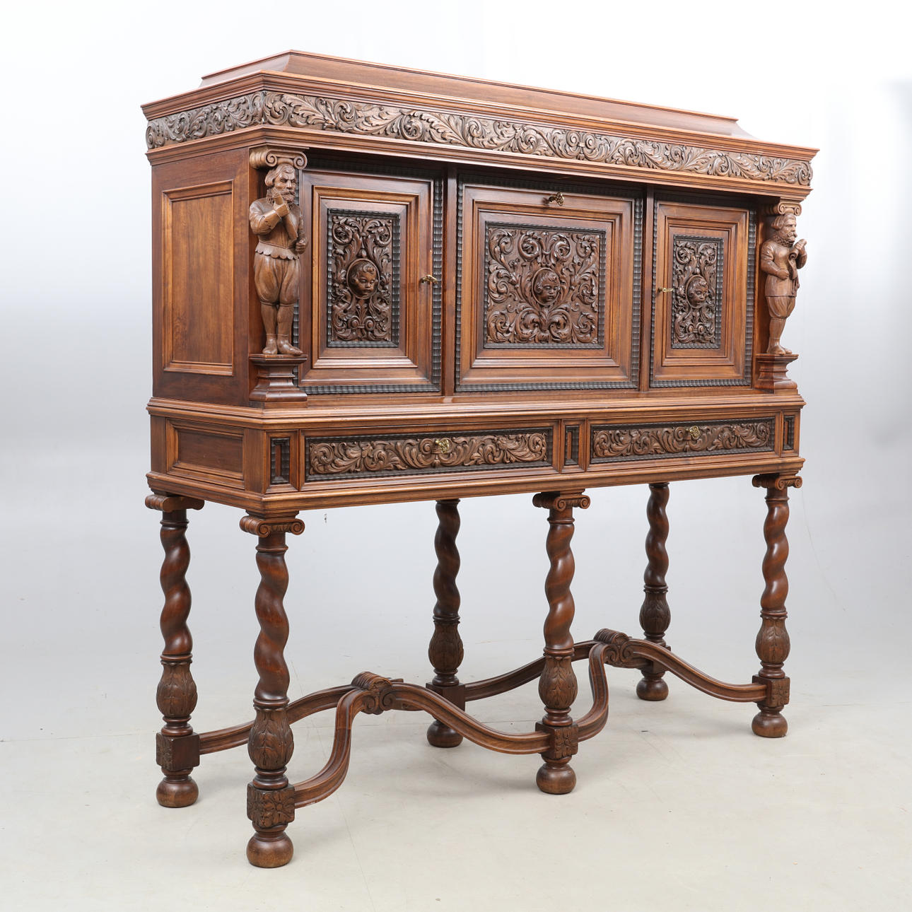 SKAB, barokstil, signeret A Hedin, 1920.