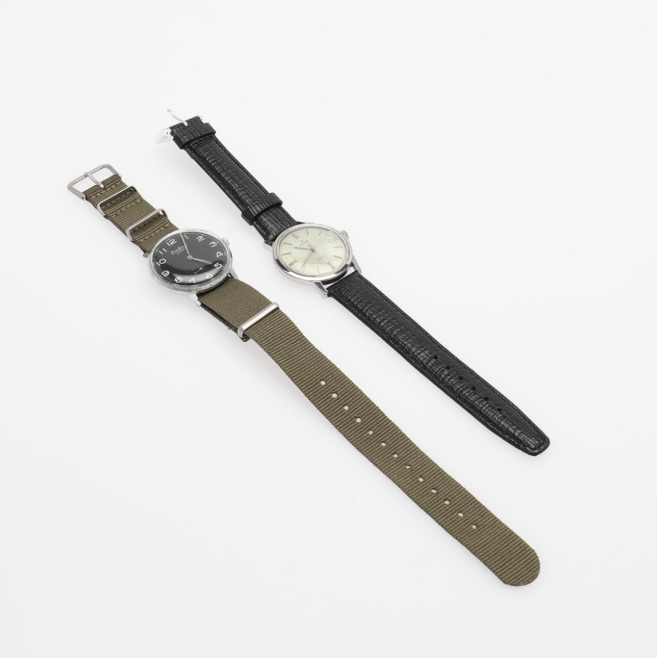 BRACELET WATCH, TWO PIECES.