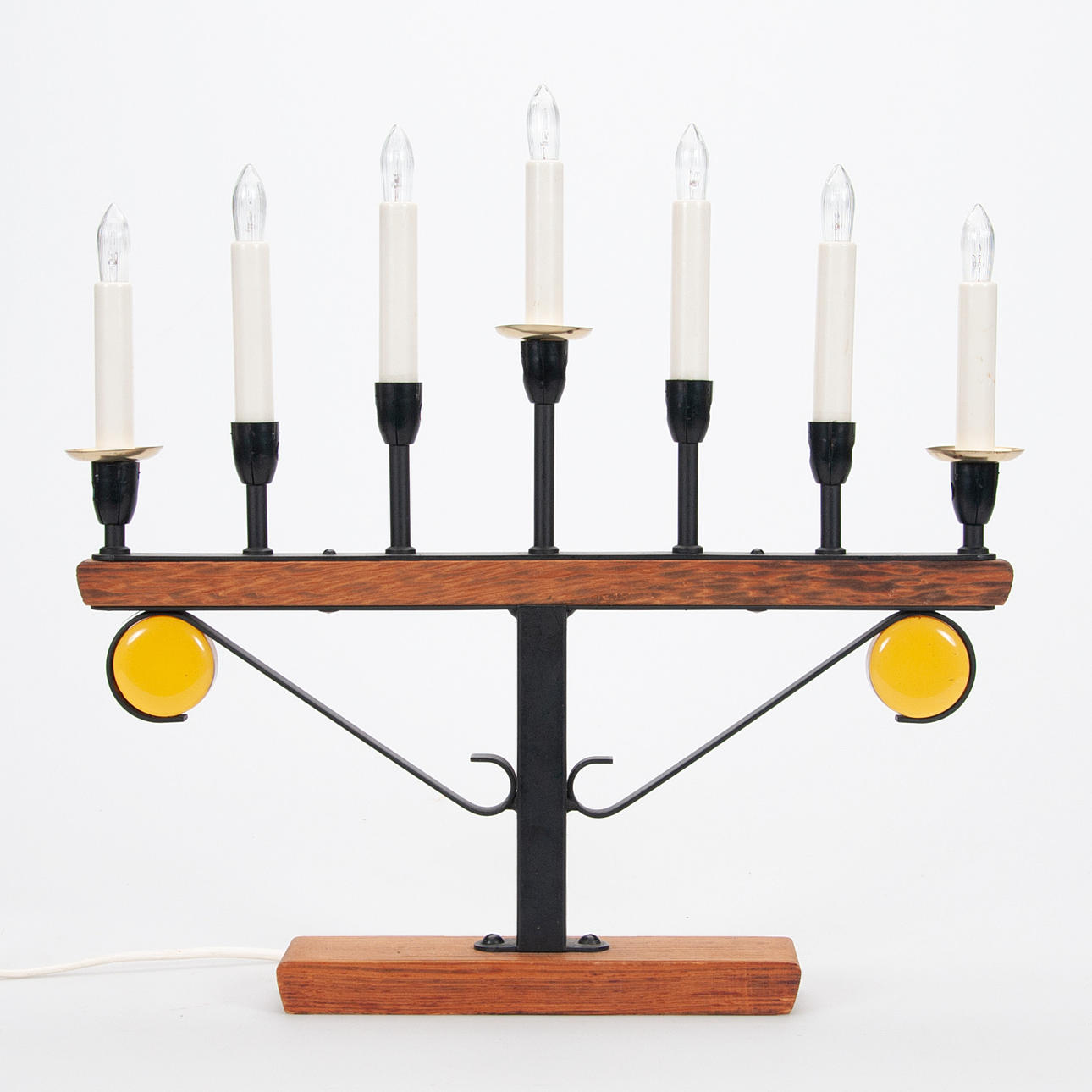 ADVENTSLJUSSTAKE smide och glas.