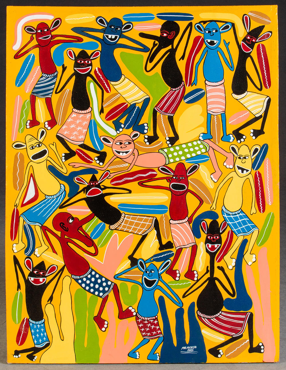 mr Mchisa, composition with figures.