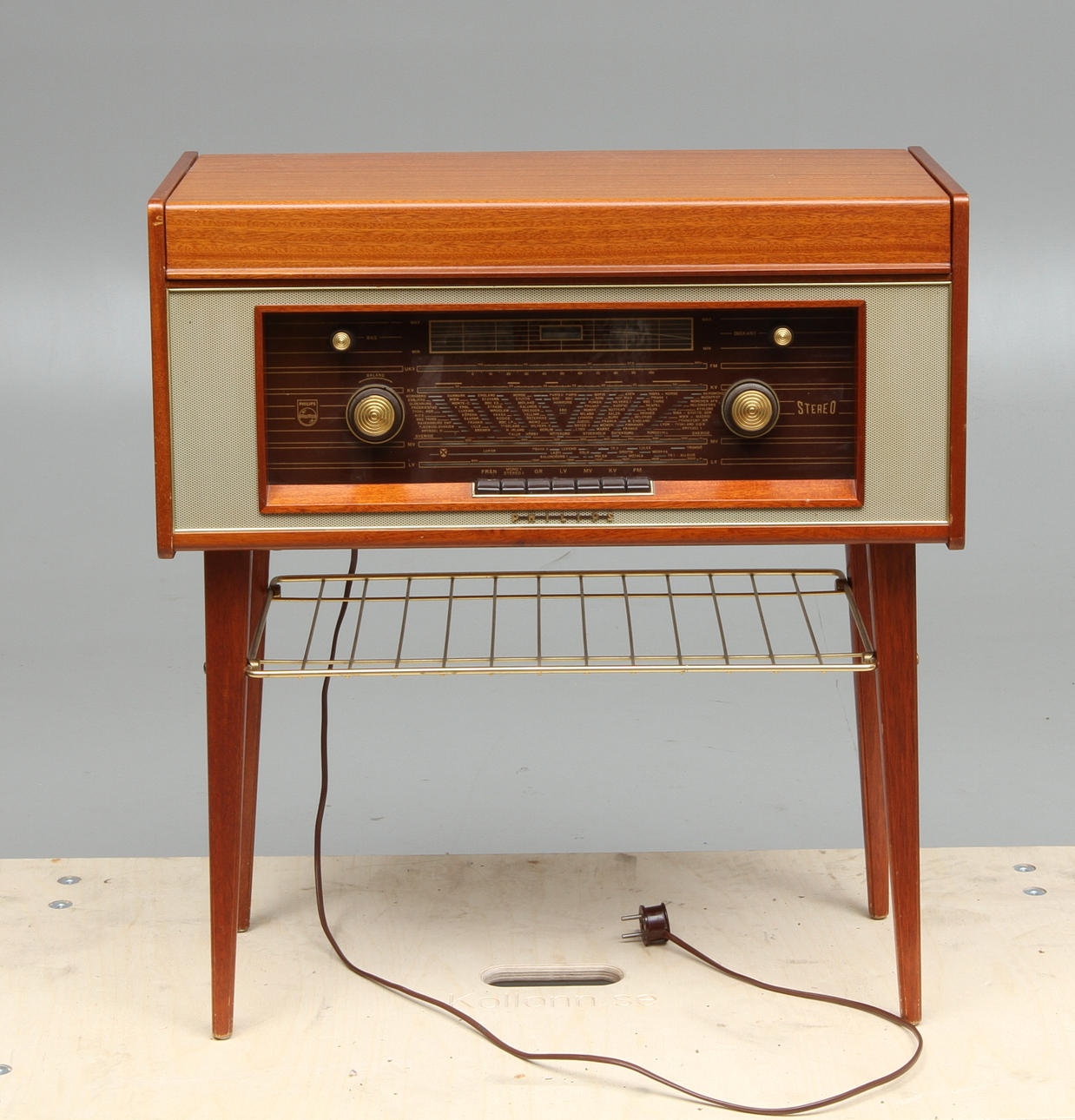 RADIOGRAMMOFON, Philips, Typ H4S 03A, 1950/60-tal.