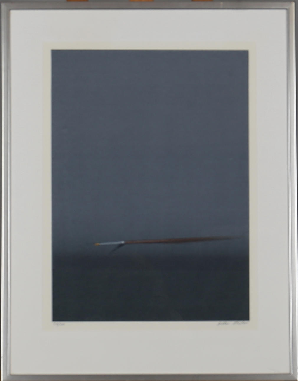 ALLAN MADSEN. Färglitografi. Kompostion med pensel. Signerad Allan Madsen. Numrerad 64/100.