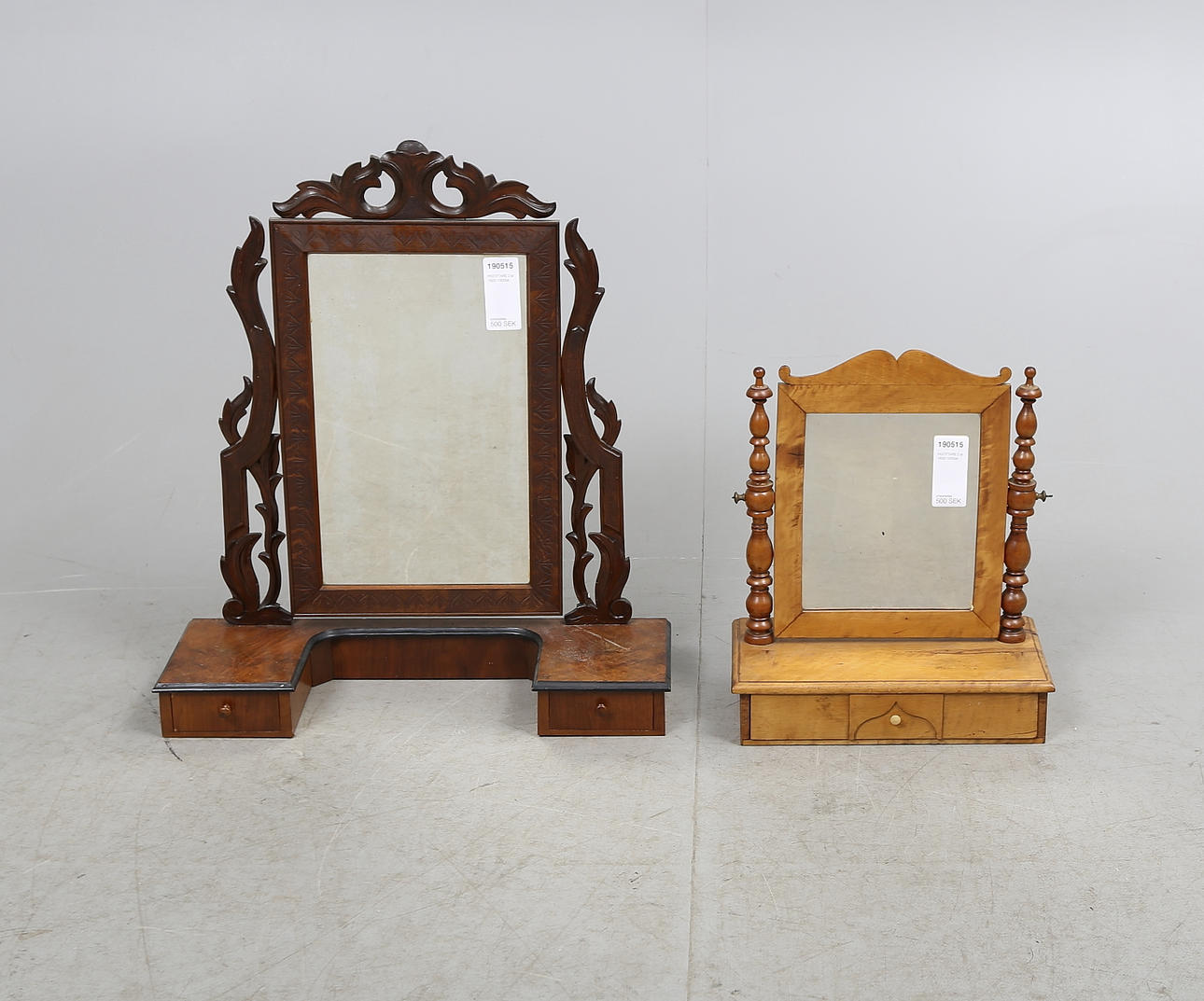 PIGTITTARE 2 st 1800-1900tal.