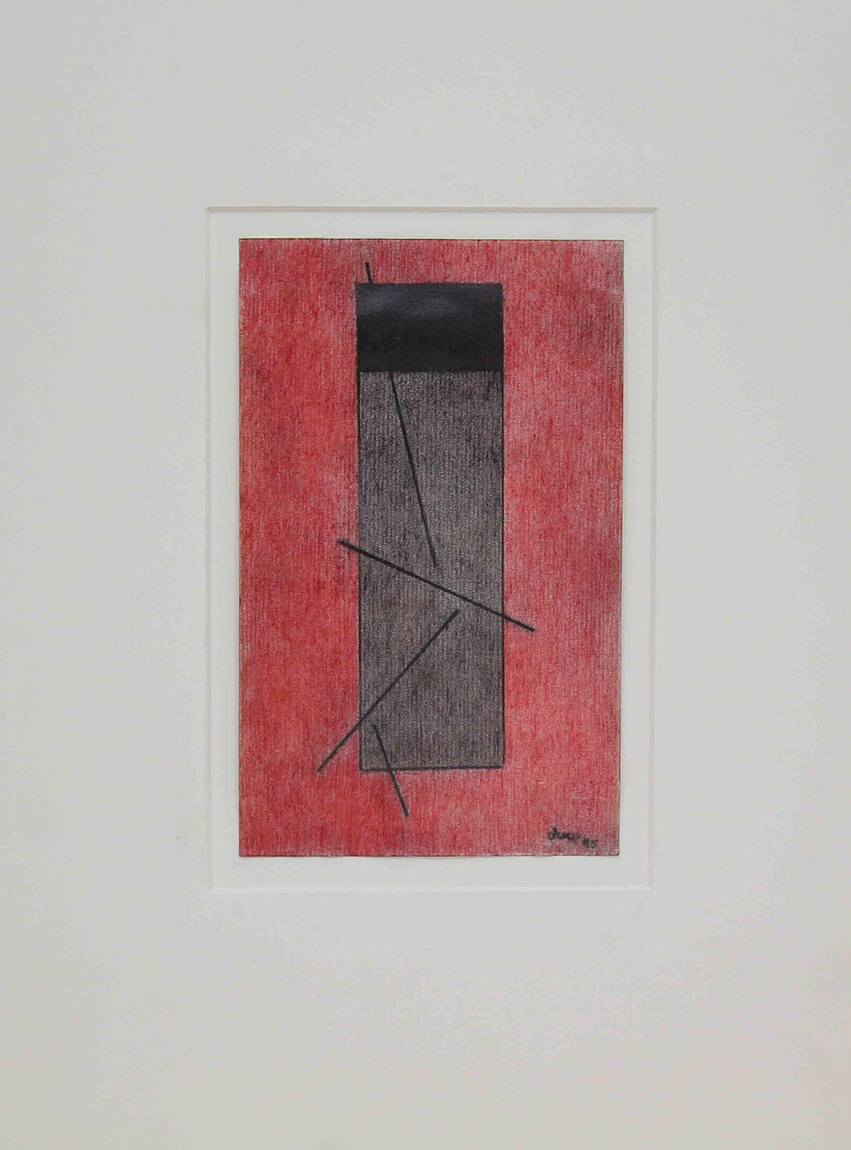 BENGT ORUP. Komposition. Blandteknik. Signerad Orup och dat -95.