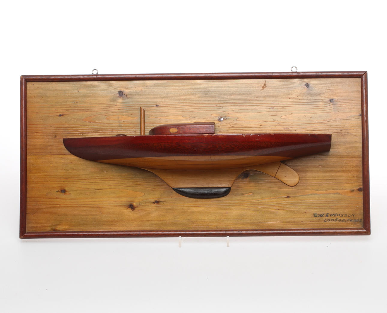 HALVMODELL, "Aamas Nicander", 1905.