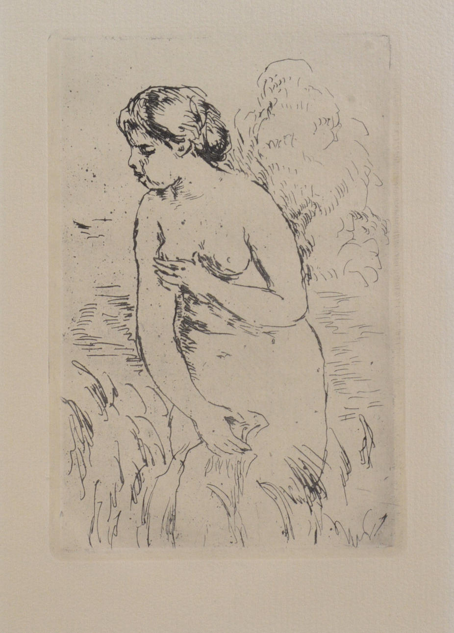 PIERRE-AUGUSTE RENOIR. NACH. Kaltnadel/Radierung.