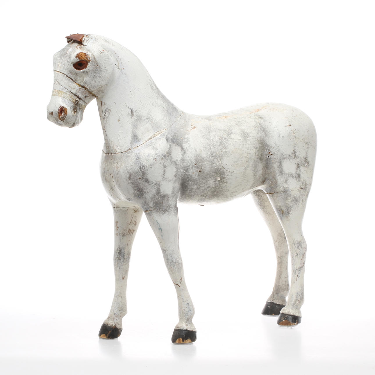 HÄST, bemålat trä, 1900-talets början.