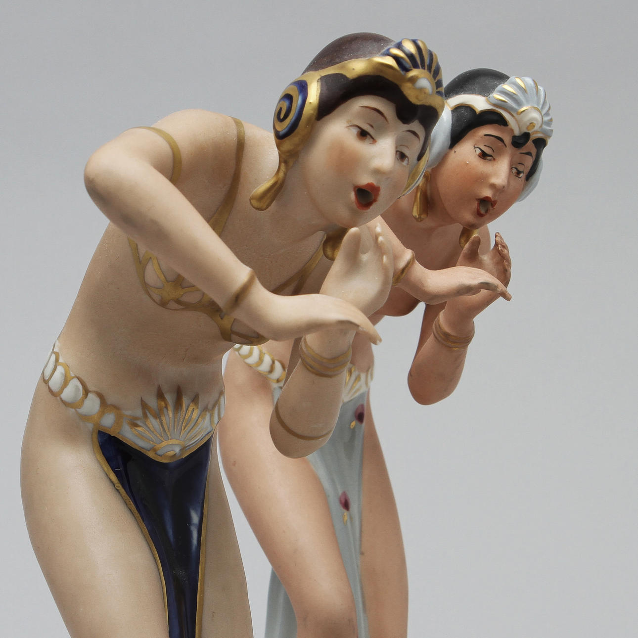 FIGURINER, 2 st, porslin, Royal Dux.