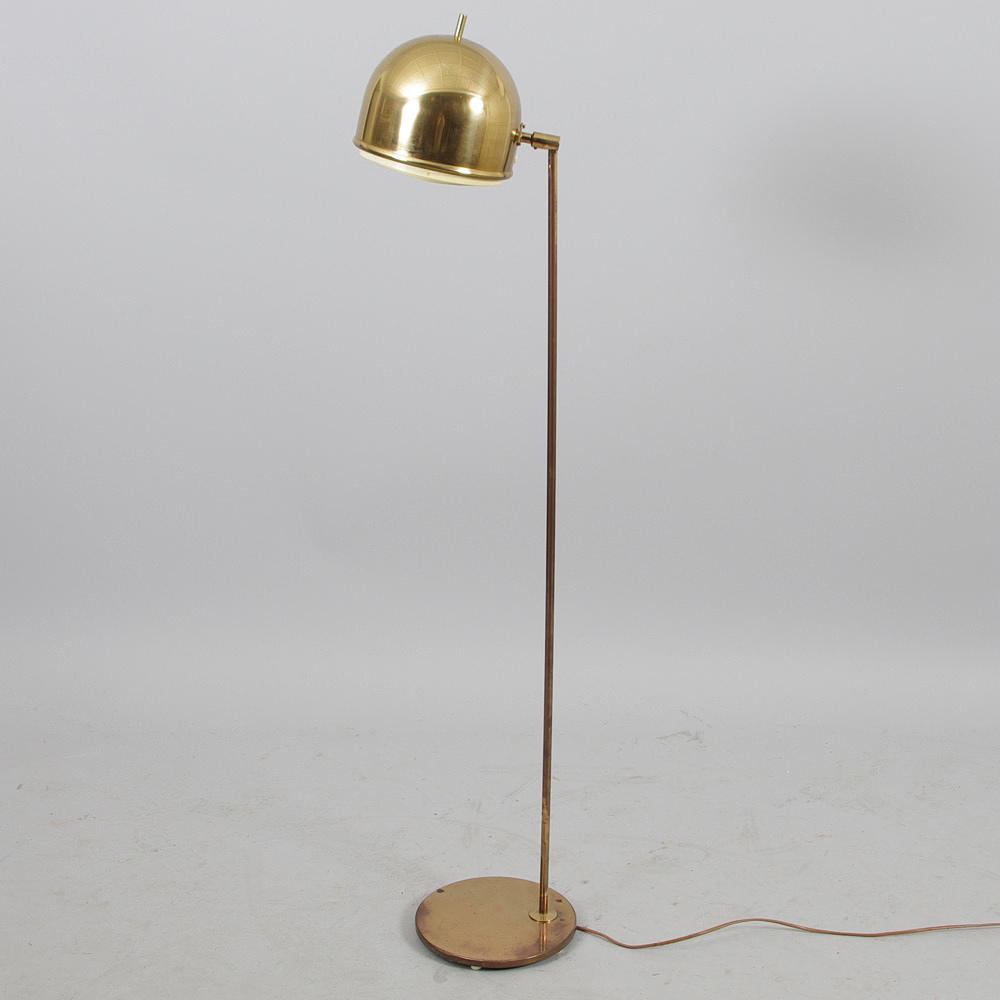 GOLVLAMPA, mässing, Bergboms, 1900-talets andra hälft.
