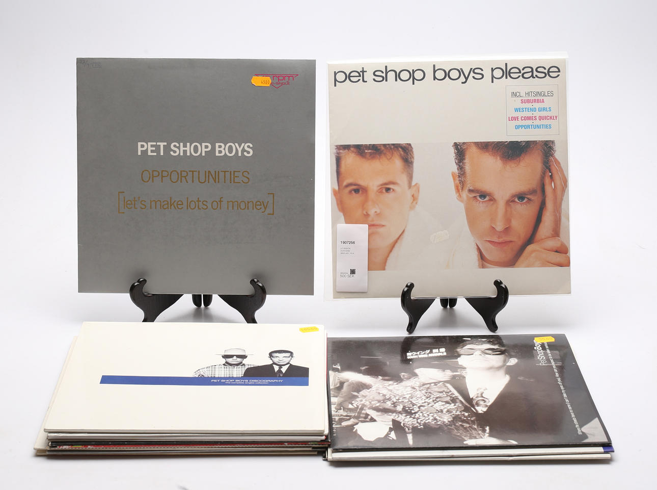 LP DISCS OG MAXI SINGLER, 18 stk. Dyrehandler drenge.