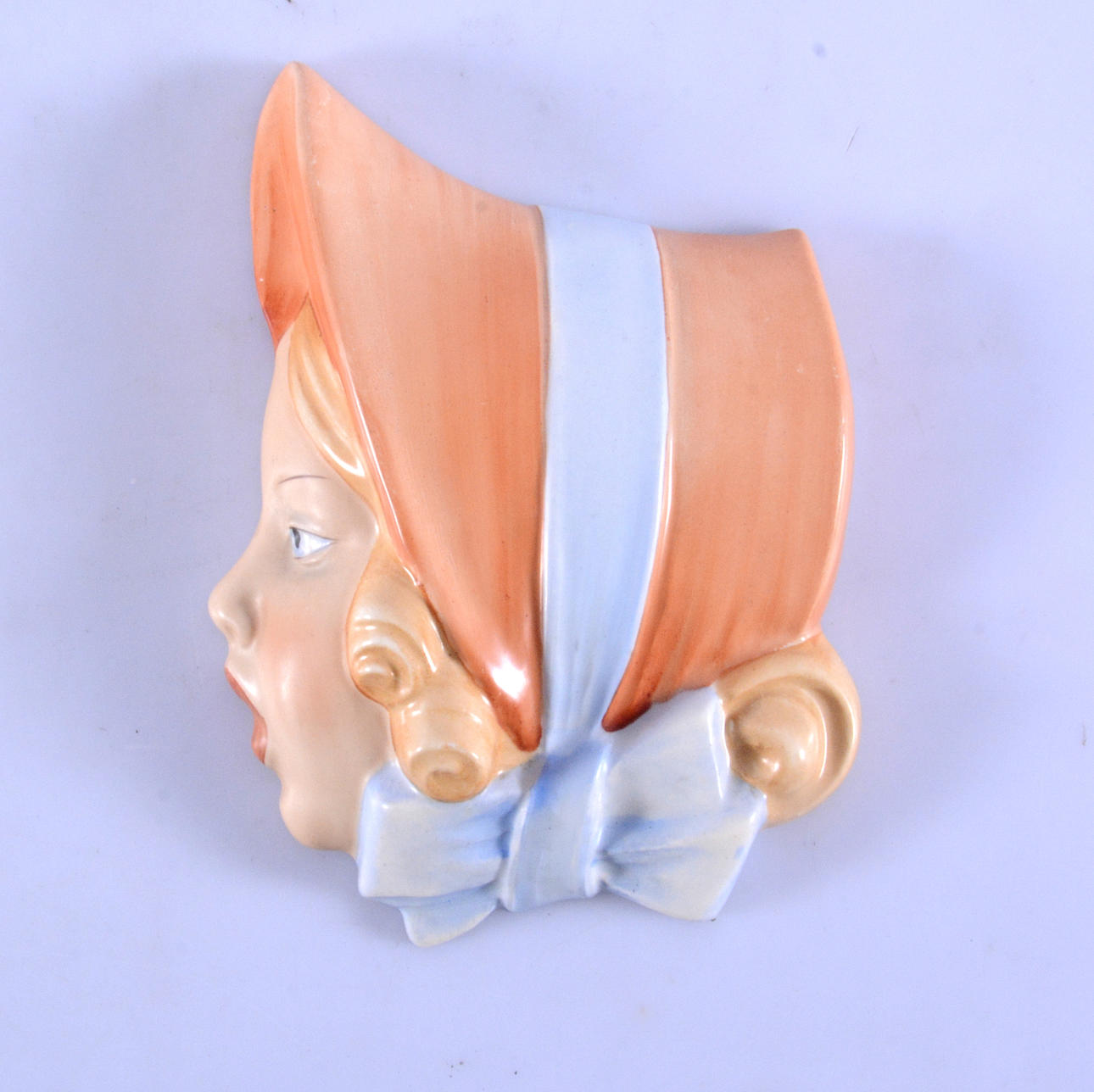 WALL MASK, porcelain, Royal Dux.