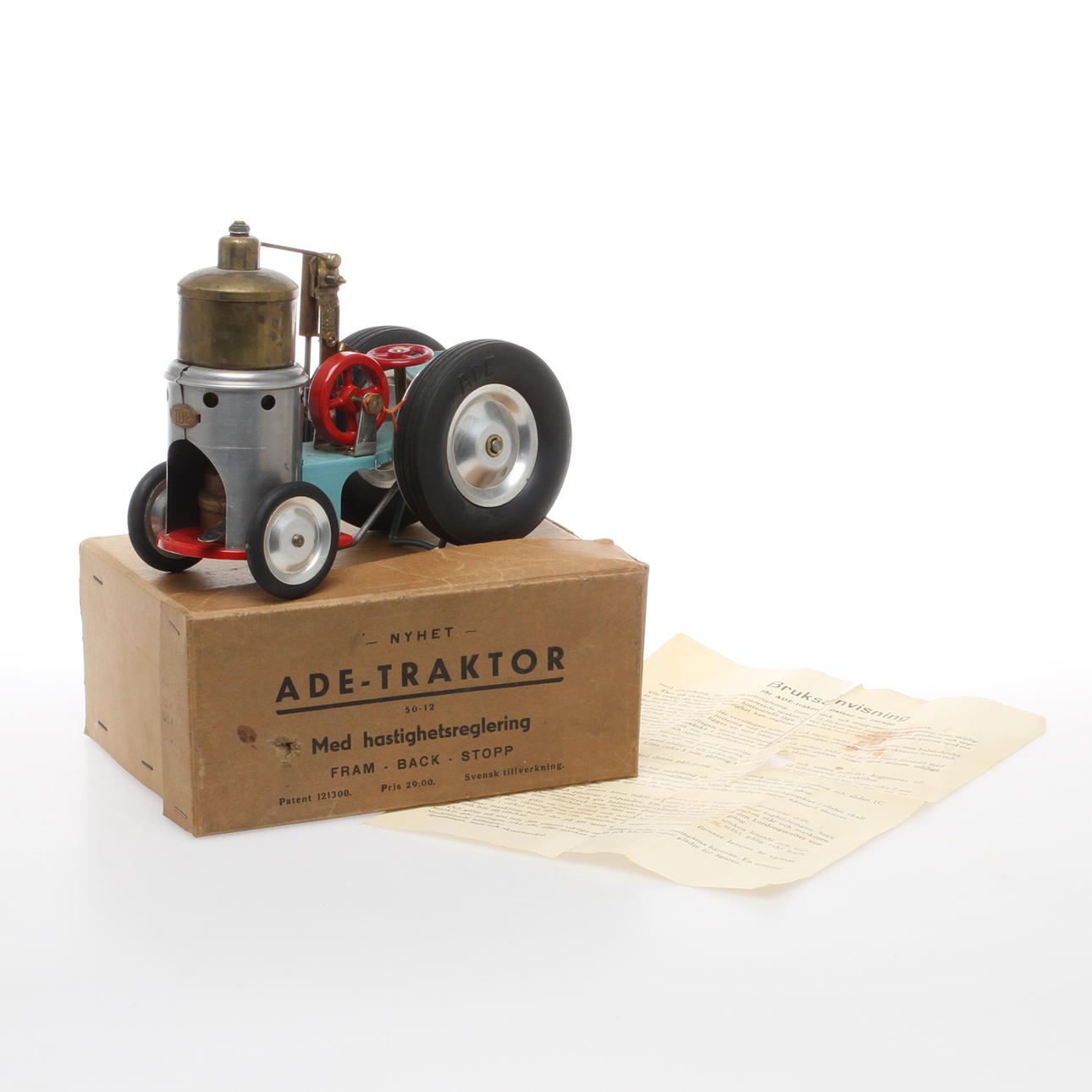 ÅNGMASKIN ADE TRAKTOR i originalkartong.