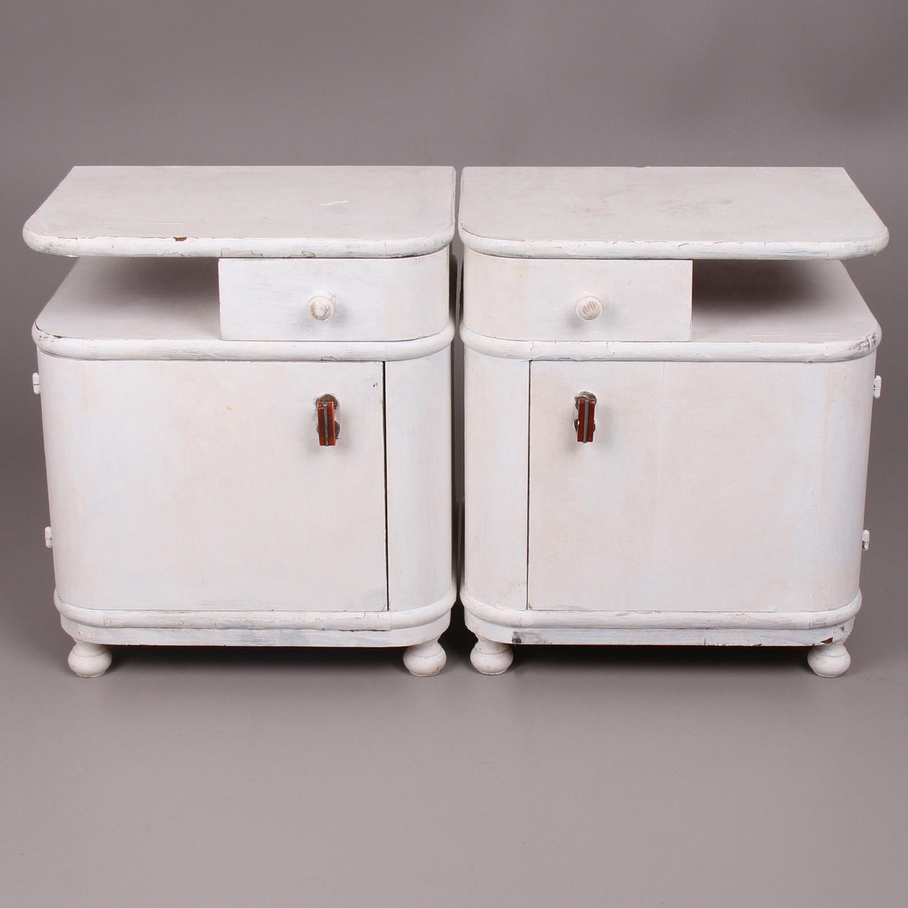 SÄNGBORD, ett par, Art deco, 1900-talets första kvartal.