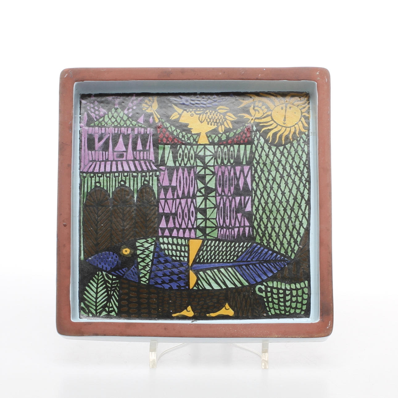 FAT, keramik, "Karneval", Stig Lindberg, Gustavsberg.