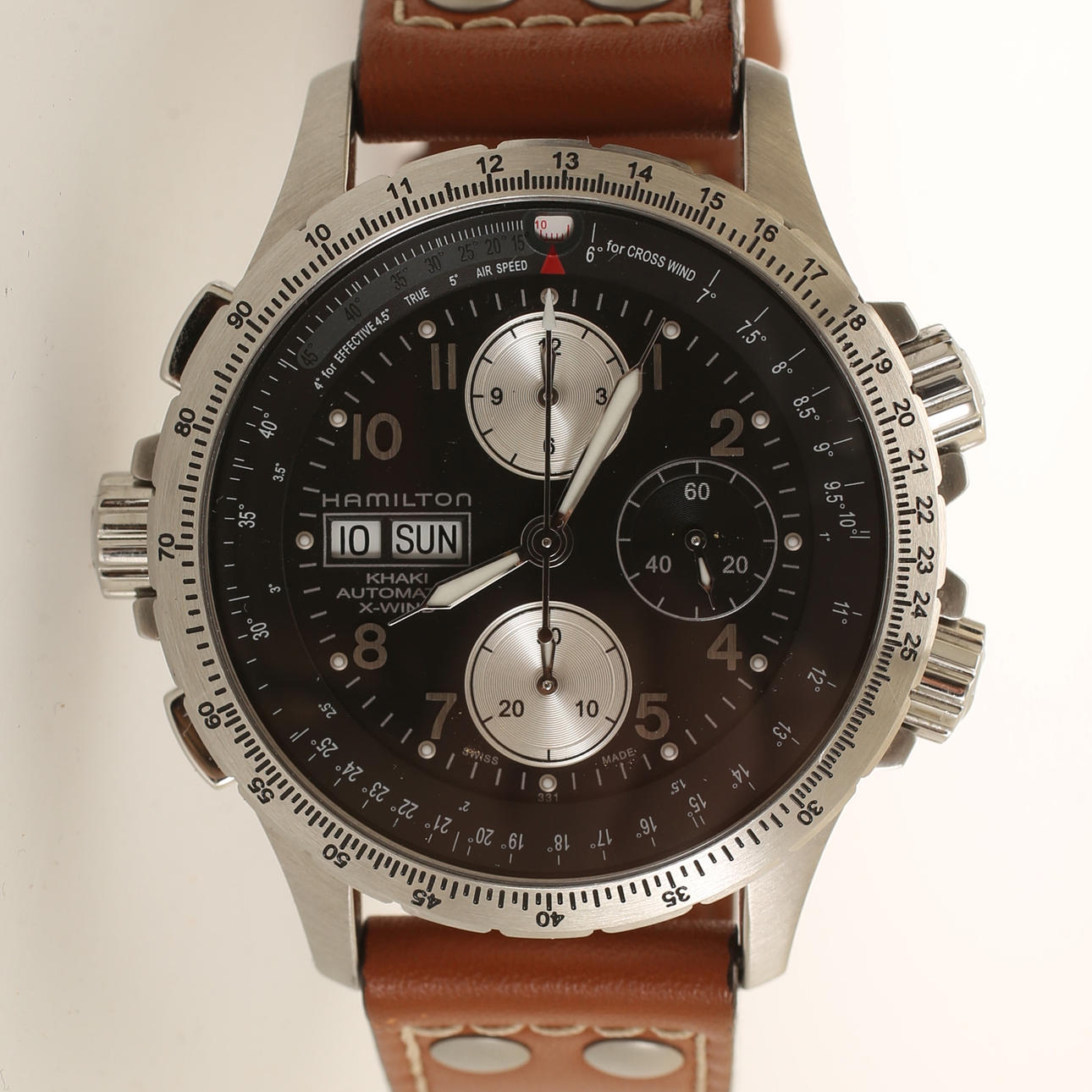 MEN'S BRACELET, Hamilton automatic Khaki x wind.