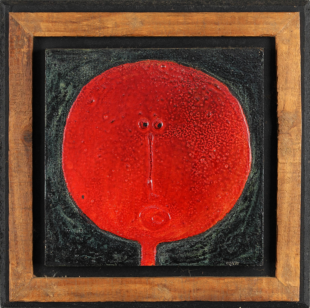 HEIDI LANGE (1940). Primitivt ansikte.