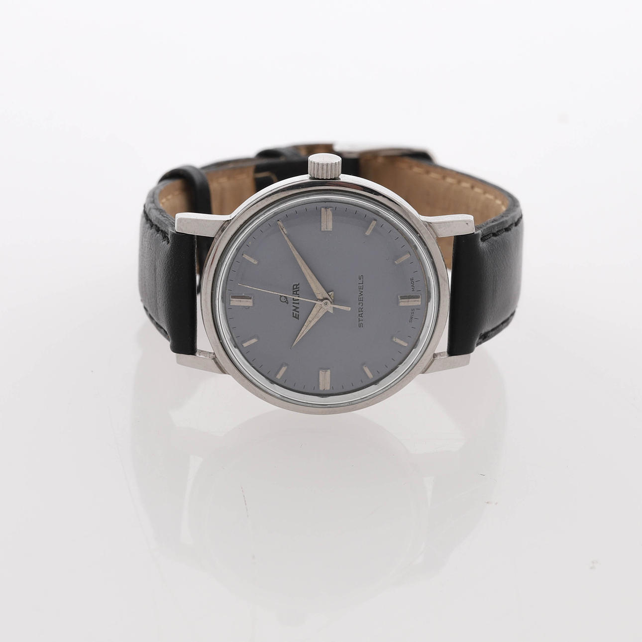 ARMBANDSUR ENICAR, manual, steel, 1960s.