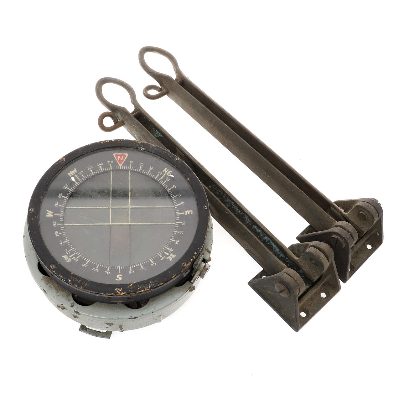 EIN WELTKRIEG ZWEITER FLUGZEUGKOMPASS TYP P4A.