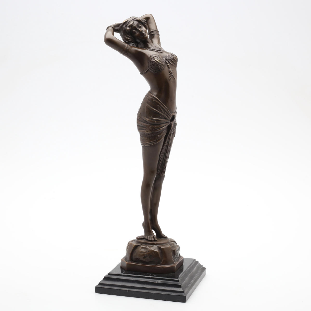 SCULPTURE, bronze, "Reveil", later cast after Philips, contemporary.