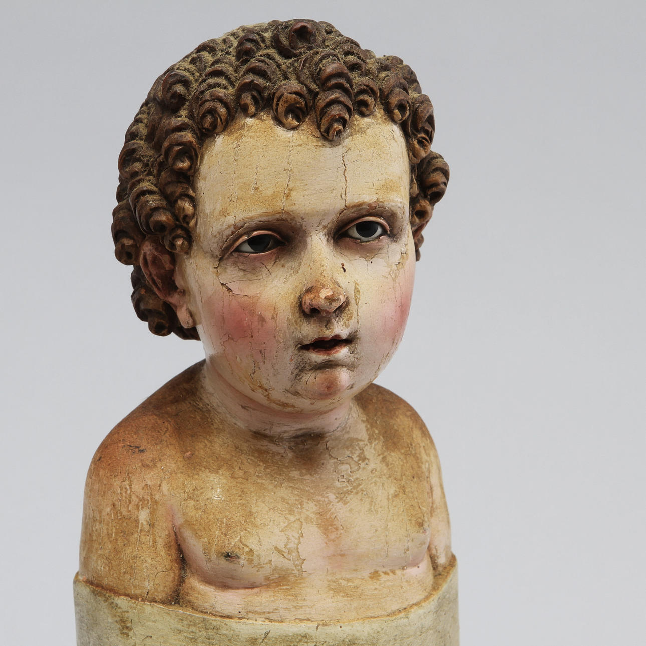 FIGUR, trä, Sydeuropa, 1800-tal.